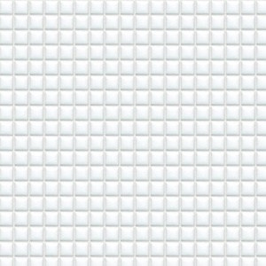 Mozaika Miniceram | 9,5 x 9,5 mm | bílá lesk
