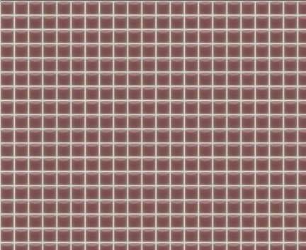 Mozaika Miniceram | 9,5 x 9,5 mm | vínovo-hnědá | lesk