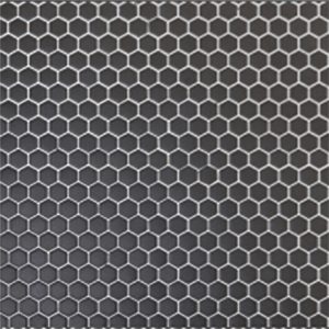 Keramická Mozaika HEXAGON | 25x25 mm | černá mat