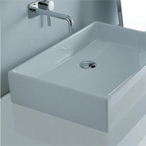 Umyvadlo BOX 500 x 380 x 125 | na desku | bílé