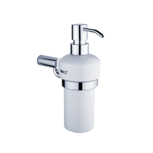 Dávkovač na mýdlo Bormo s keramickou nádobkou | chrom