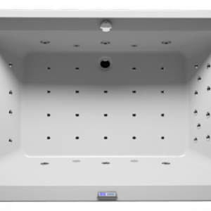 OLIVIA 180X120 BÍLÁ HYDRO 6MAXI/2X5+2X2 MIKROTRYSKY/AERO 19/CHROM FLAT/4 PODHLAVNÍKY ČERNÁ/2 BAREVNÁ TERAPIE/CLEANPOOL/PŘÍHŘEV/T