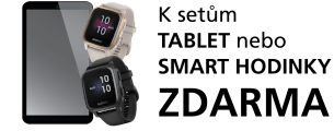 K setům tablet nebo smart hodinky ZDARMA 