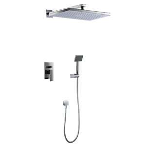 Sprchový set | podomítkový pákový | se závěsnou hlavicí 360x240 | lesk | CAE 750