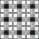 Dlažba Caprice Deco Cloth B&W | 200x200 | mat