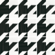Dlažba Caprice Deco Tweed B&W | 200x200 | mat