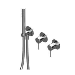 Vanová a sprchová baterie | vroubkovaná páčka | mechanická | chrom lesk | CURVY | horní díl