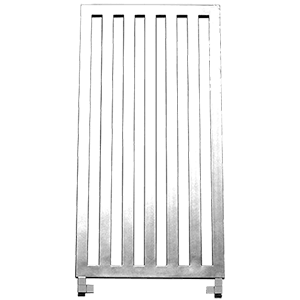 Radiátor Darius | 600x1500 mm | stříbrná lesk