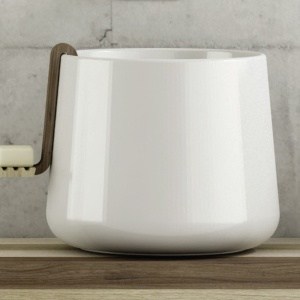 Umyvadlo CATINO 420 x 420 x 350 | na desku | bílé