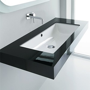 Umyvadlo LIGHT 1060 x 420 x 170 | pod desku | bílé VYŘAZENO Z VÝROBY