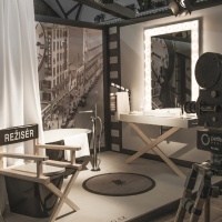 Filmová koupelna - Designblok 2015 | Foto a design: Jozef Počil a Martina Šimková pro Perfecto design