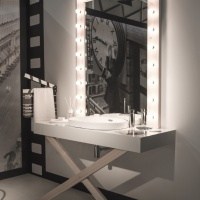 Umyvadlo Lima ve filmové koupelně - Designblok 2015 | Foto a design: Jozef Počil a Martina Šimková pro Perfecto design