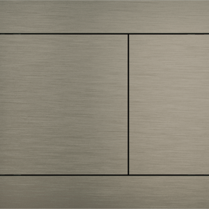 Flush plate for pre-wall installation system Flat Fun | brushed nickel mattte