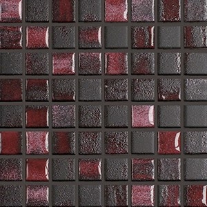 Mozaika Fusion 32 Black & Violet | 18x18mm | lesk