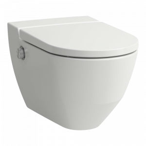 WC sedátko Cleanet Navia + klozet závěsný  | 580 x 370 | rimless | bílá mat