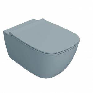 WC Genesis | 550x360x330 mm | závěsné | Modrá mat | Rimless