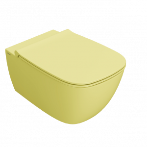 WC Genesis | 550x360x330 mm | závěsné | Hořčicově žlutá mat | Rimless