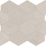 Hexagon Brazilian Slate Oxford White | 250x340 | mat