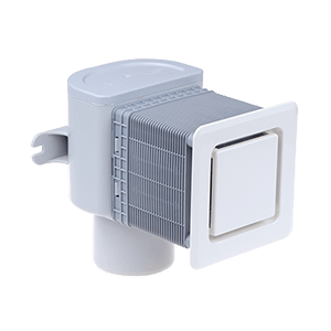 Kanalizační přivzdušňovací ventil – podomítková verze | bílá krytka