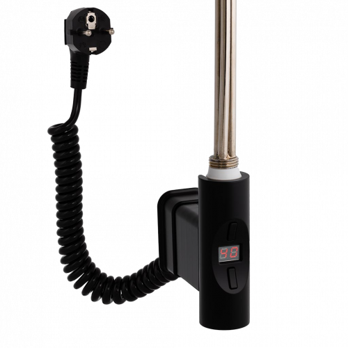Topná tyč | Home Plus Eco | O-profil | černá | 300W | s připojovacím kabelem se zástrčkou