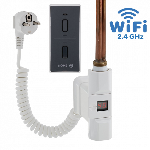 Topná tyč | Home Plus WiFi BASIC | bílá | 300W | s připojovacím kabelem se zástrčkou