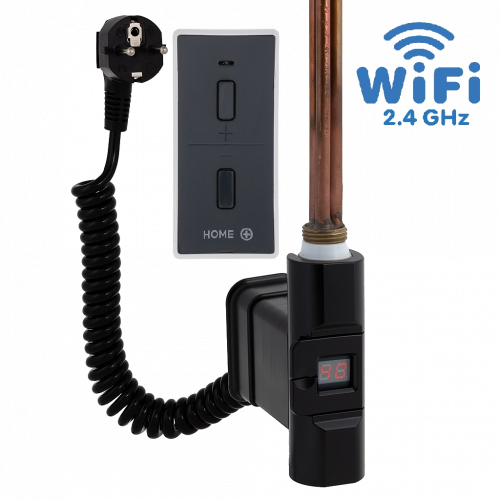 Topná tyč | Home Plus WiFi BASIC | černá | 300W | s připojovacím kabelem se zástrčkou