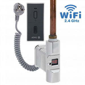 Topná tyč | Home Plus WiFi BASIC | chrom lesk | 600W | s připojovacím kabelem se zástrčkou