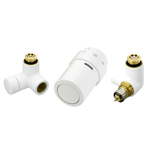 Ventil RA-URX | hlavice montovaná napravo | bílá-lak