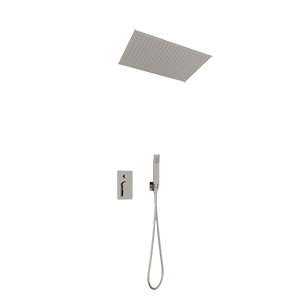 Sprchový set INFINITY | podomítkový pákový | s vestavnou hlavicí 330 x 480 mm | chrom lesk