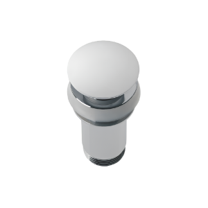 Výpusť umyvadlová click/clack celokovová | velká zátka | L