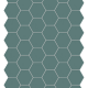 Dlažba HEXA Laurel Green | 160x140 | mat