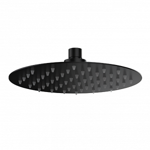 Sprchová hlavice SoffiSlim RD | závěsná | Ø 250 mm | kruhová | černá mat