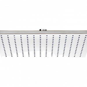 Sprchová hlavice | závěsná | 300 x 300 mm | obdélníková | barva nerezová