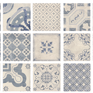 Obklad Milano | Antiqua 20×20 | lesk, 14 různých dezénů