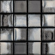 Mozaika Oxide 99 Black & Silver | 38x38mm | lesk