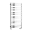 Radiátor Avento | 600x1210 mm | bílá lesk