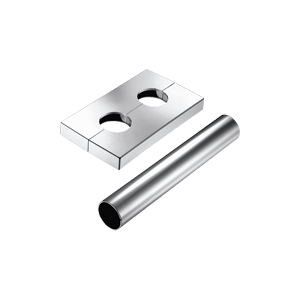 Rozeta pro 50mm připojení chrom