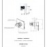 Q30 | Podomítkový modul QUBIKA | pákový jednocestný | chrom lesk
