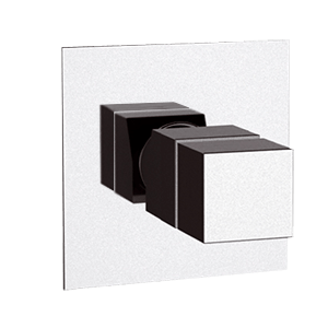 Podomítkový modul QUBIKA THERMO | pákový jednocestný | termostatický | chrom lesk