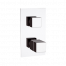 QT93 | Podomítkový modul QUBIKA THERMO | trojcestný | termostatický | chrom lesk