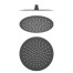 Sprchová hlavice CIRCULO | závěsná | Ø 300 mm | kruhová | černá mat