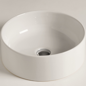 Sinks SLIM TONDO 400 x 400 x 130 mm | vessel sinks | circular | White gloss