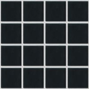 Mozaika CrystalMosaic Nero 23x23mm | 300x300 | lesk