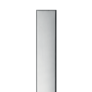 Okrasná lišta Steel rovná lesklá | 1000