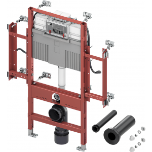 TECE montážní prvek pro WC Geronto s nádržkou Uni pro tělesně postižené | stavební výška 1120 | norma DIN 18040-1