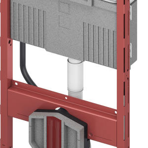 TECEprofil montážní prvek s univerzálním připojení WC s bidetovou funkcí | ovládání zepředu nebo shora | 980