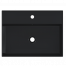 Umyvadlo GLAZE TOP | 610 x 460 x 125 | na desku nebo závěsné | černé