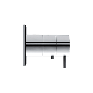 Podomítkový modul Flow | kruhová destička | termostatický jednocestný