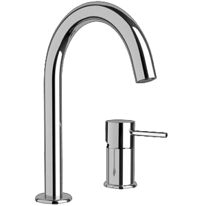 Stojánková umyvadlová baterie | dvouprvková | páková | chrom lesk | X STYLE