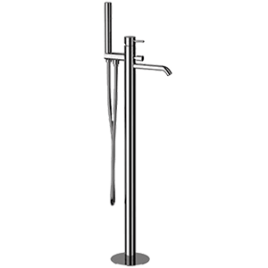 Freestanding bath mixer | lever | chrome gloss | X STYLE
